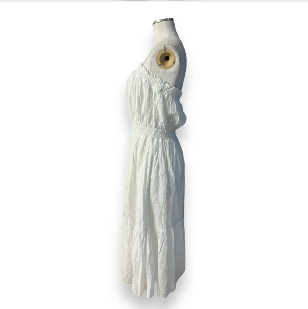 LILLY PULITZER Nikole Strapless Eyelet Midi Dress NEW - Picture 3 of 10